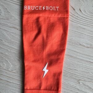 Bruce Bolt 3/4 Baseball Arm Sleeve Orange Sz S/M